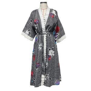 Vintage Gilligan O'Malley Womens Printed Floral Robe